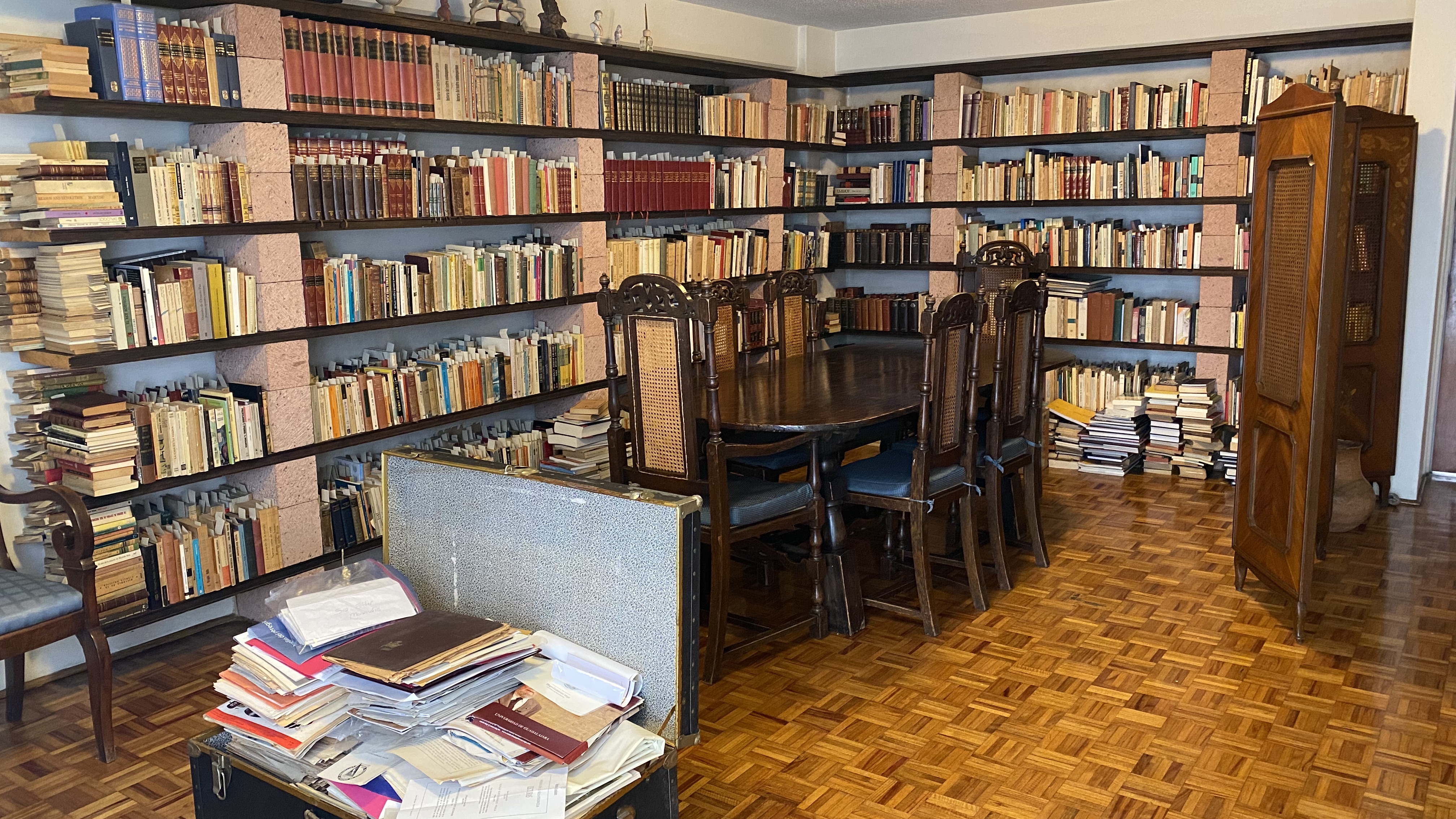 Biblioteca personal del Dr. Gutiérrez Vega en Copilco, Ciudad de México 